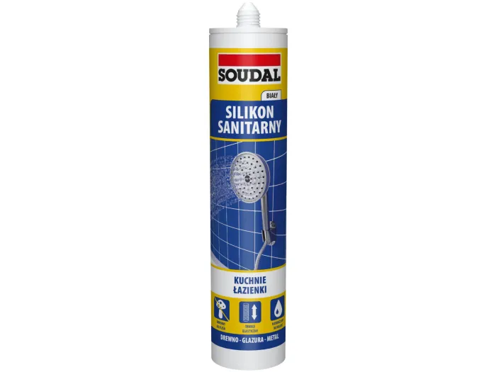Silikon sanitarny Biały 280ml