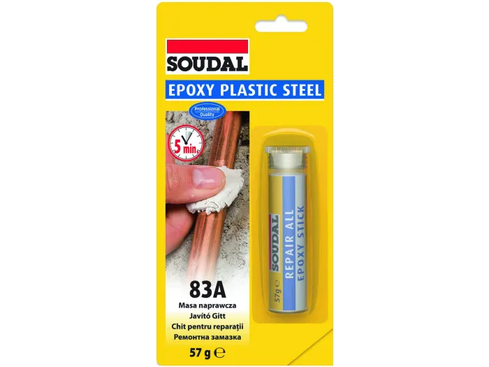 Klej epoksydowy EPOXY PLASTIC STEEL 83A 60g