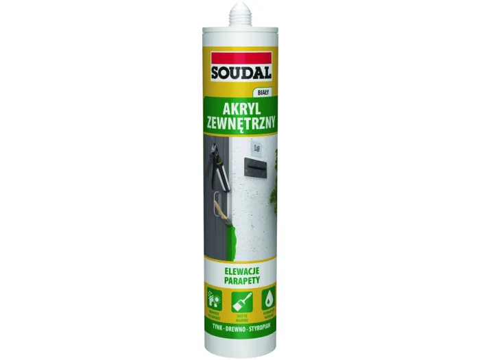 Akryl zewnętrzny Biały 280ml