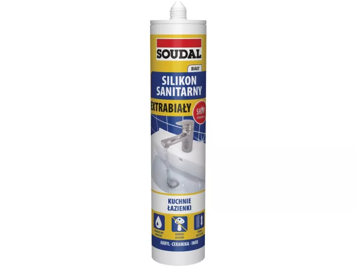 Silikon sanitarny Extra biały 280ml